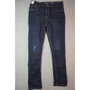 B'Gosh Boys Skinny Distressed Sz 12R Blue Jeans Adjustable Waist 26x24